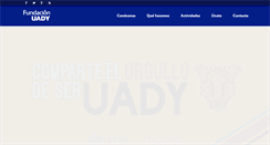 Desktop Screenshot of fundacionuady.org.mx